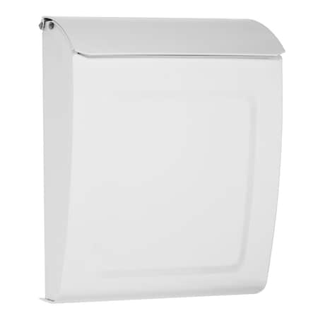 Perfectpatio Aspen Locking Wall Mount Mailbox - White - Small PE2756365